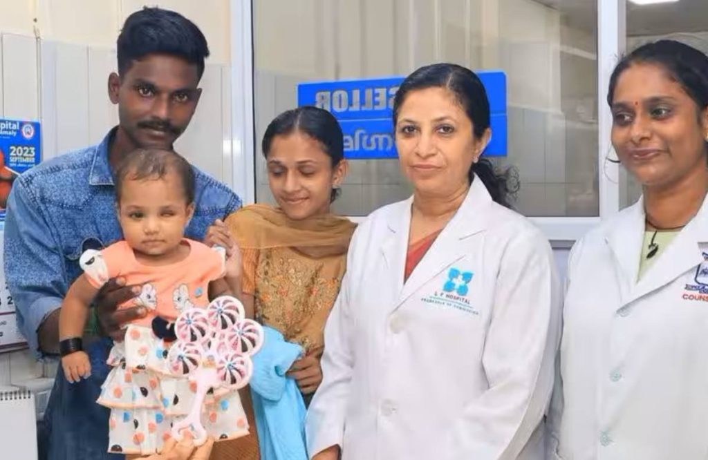 Mammootty helps baby Ameera eye transplantation