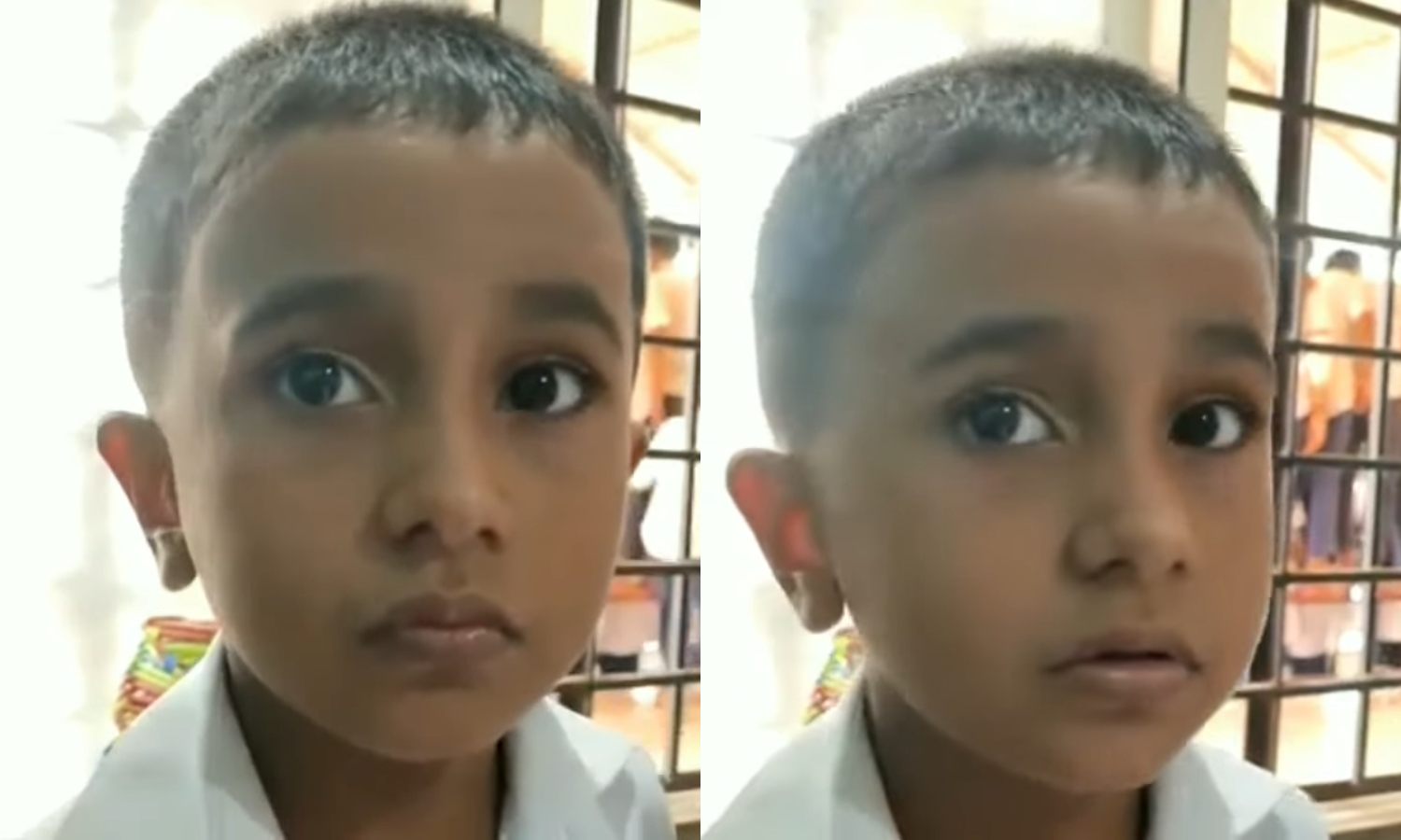 Student cute complaint about friend to teacher viral video
