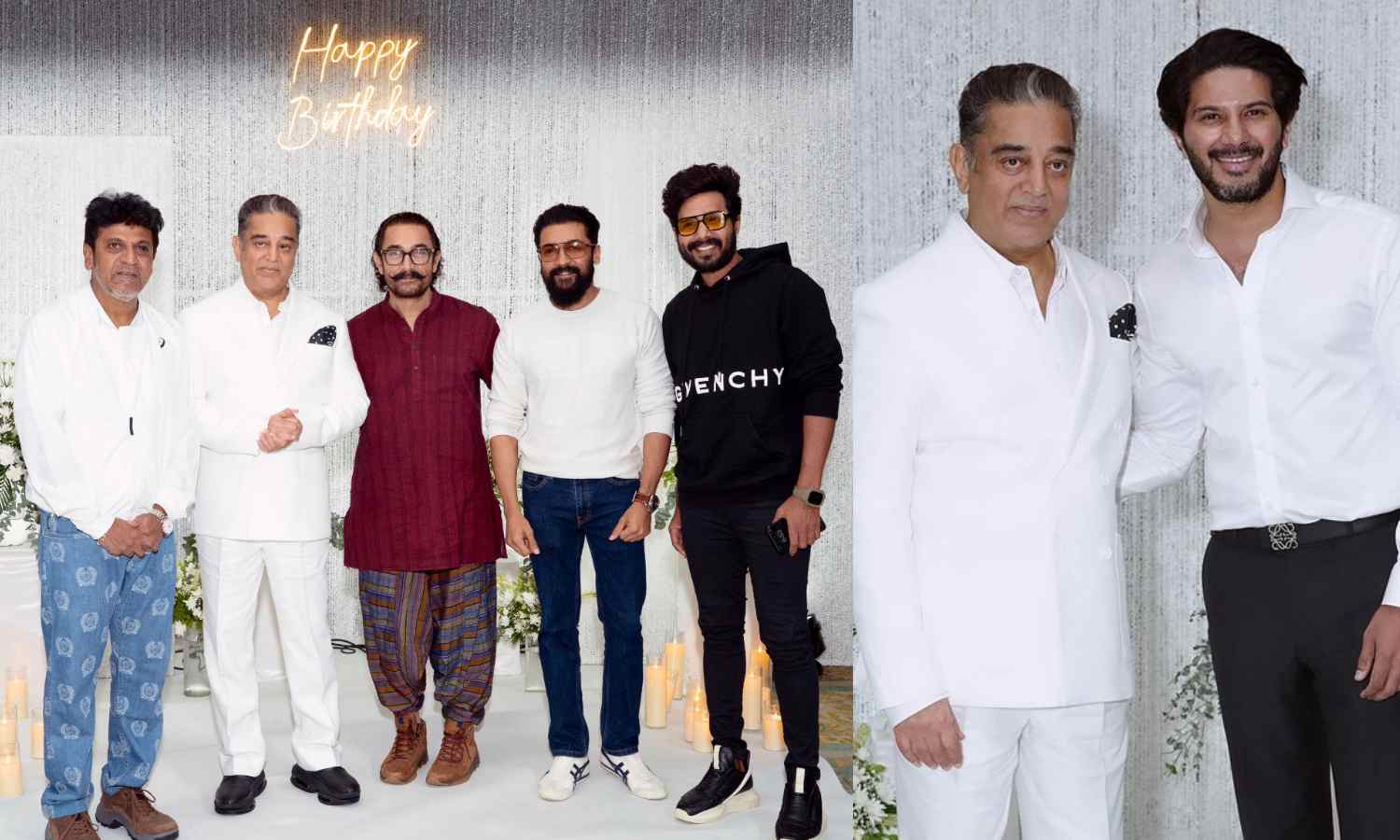 Celebrities attended Kamal Haasan birthday party