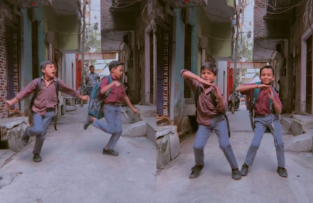 Boys gulabi sharara dance steps viral video