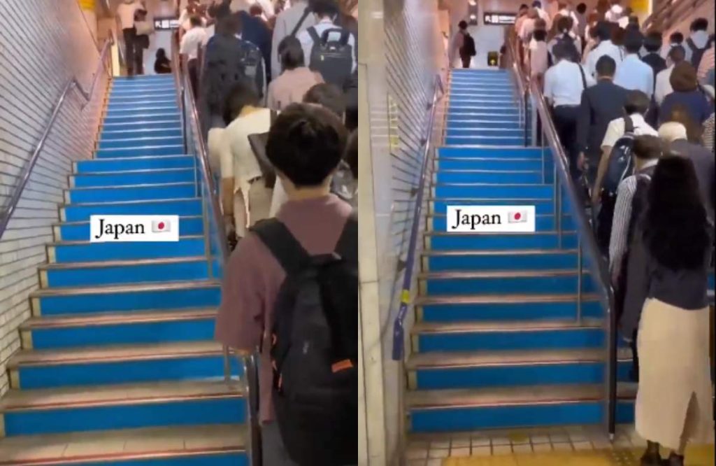 Japanese walking discipline compare to Indians viral video
