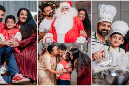 കുടുബ സമേതം ക്രിസ്മസ് ആഘോഷമാക്കി മലയാളത്തിന്റെ ചോക്ലേറ്റ് നായകൻ ചാക്കോച്ചൻ