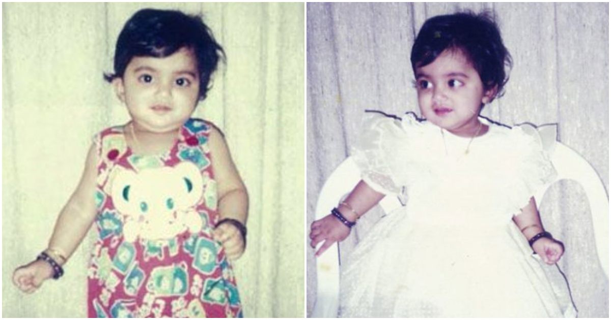 Nazriya Nazim childhood photos