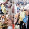 Parukuttiyamma climbs Sabarimala at the age of 100 to meets Ayyappan