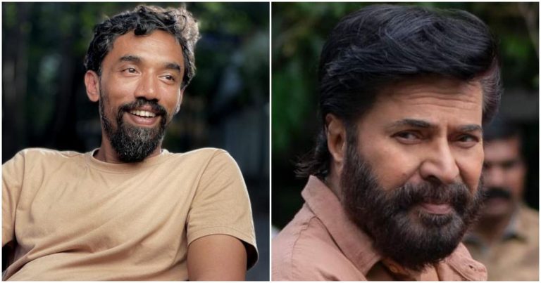 Director Midhun Manuel Thomas unveiling Mammootty's cameo in Abraham Ozler