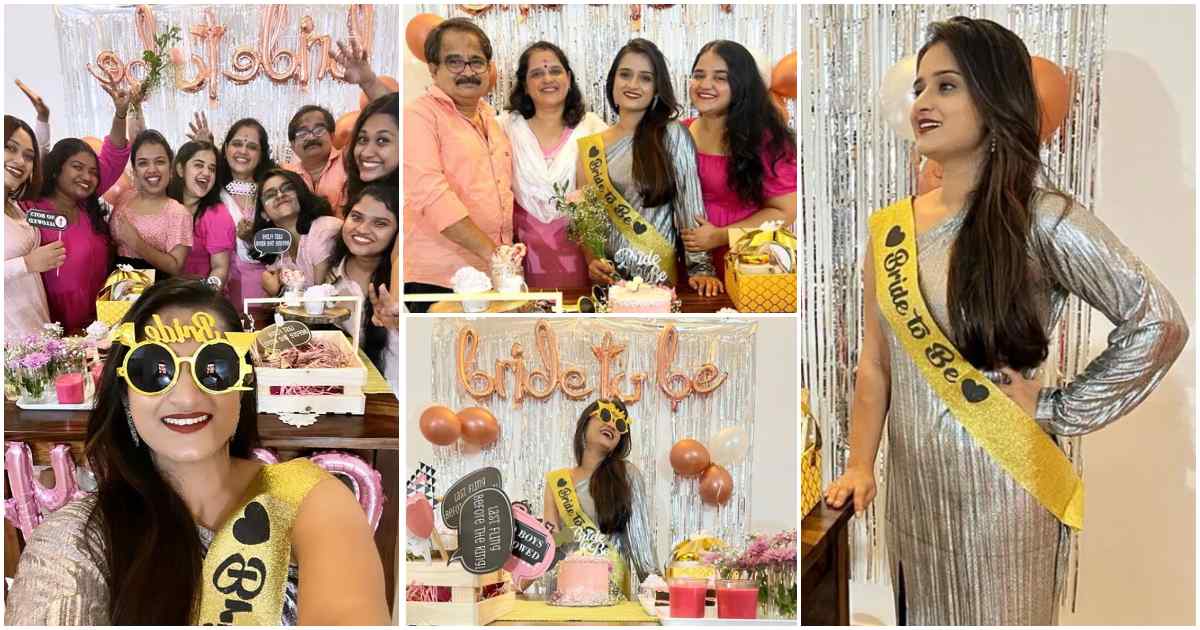 Gopika Anil bride-to-be bliss pre-wedding festivities unveiled