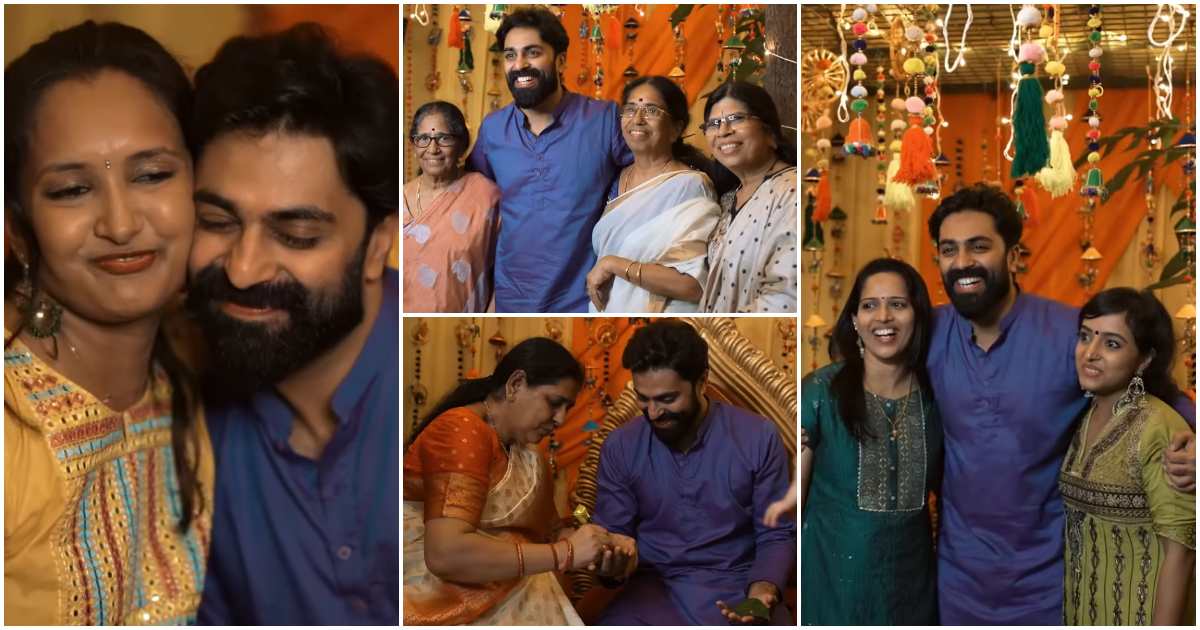 Govind Padmasoorya Gopika Anil mehandi night celebration