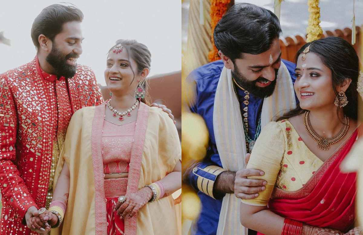 A Match Made In Celestial Lights: Govind Padmasoorya And Gopika Anil ...