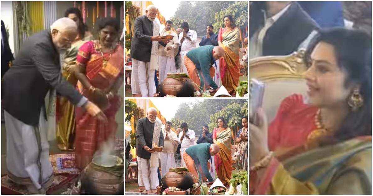 Meena Shines in Pongal Celebration with PM Modi