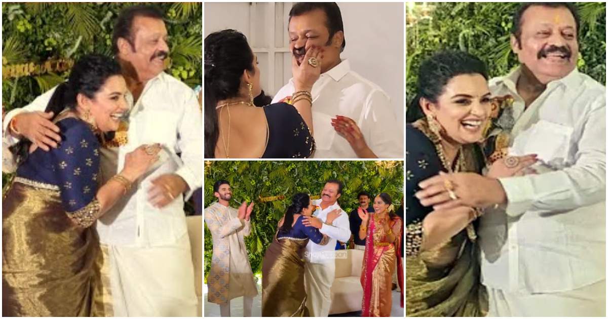 Suresh Gopi and Shweta Menon dance at Swasika star-studded wedding