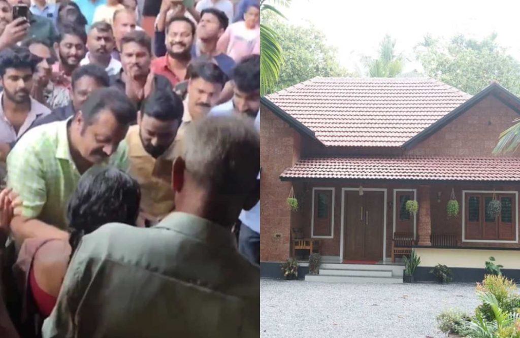 Suresh Gopi presented the house renovated by Anbodu Kanmani movie