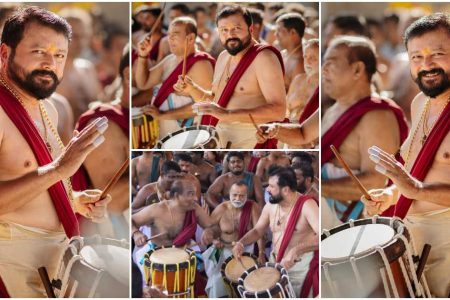 ചെണ്ടയിൽ നാദവിസ്മയം തീർത്ത് ആവേശമായി മാറി ജയറാം, താളമേളം കൊണ്ടൊരു കലാശക്കൊട്ട്