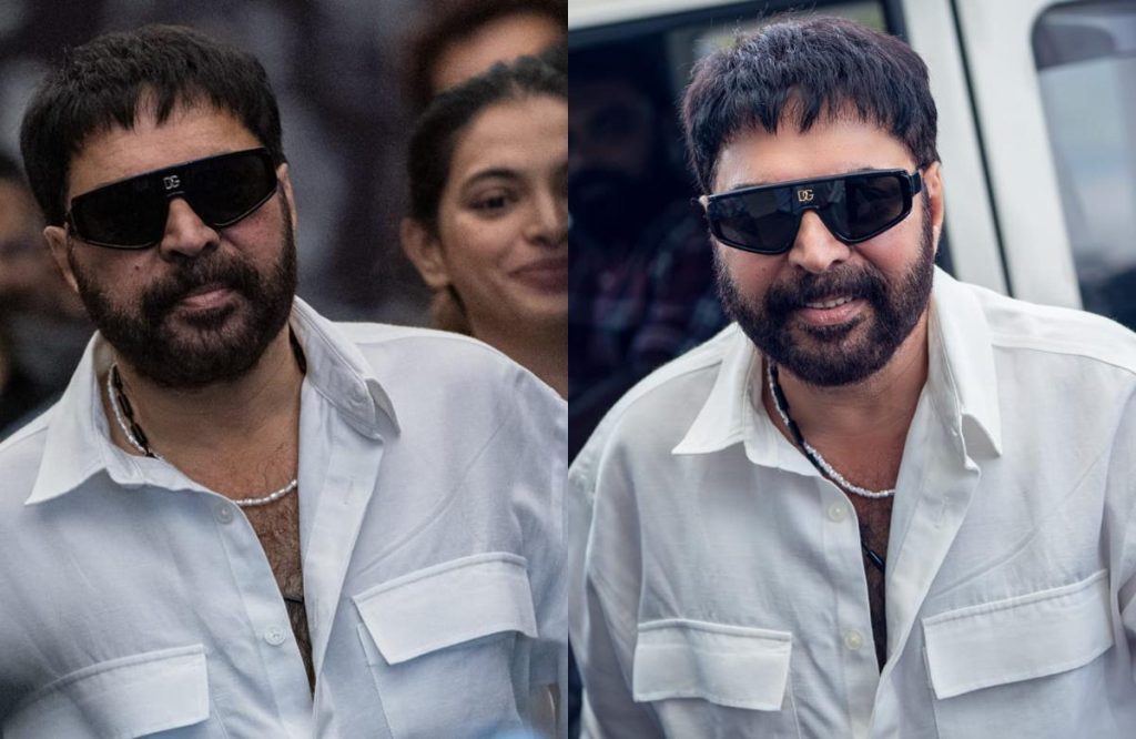 Mammootty style in black and white avatar