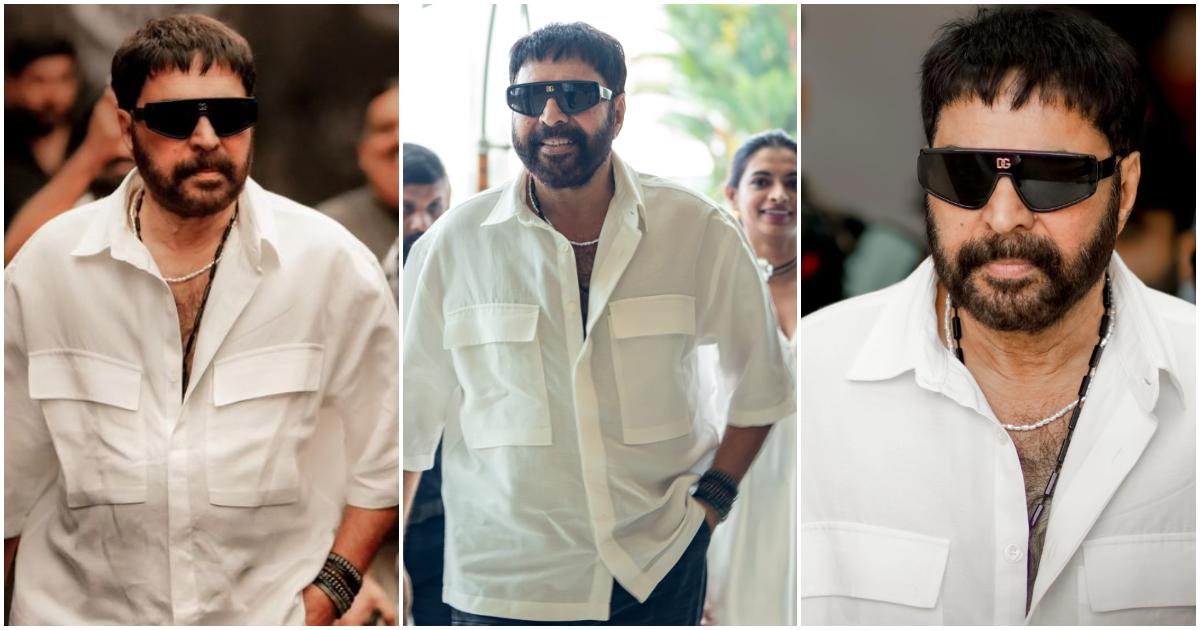 Mammootty style in black and white avatar