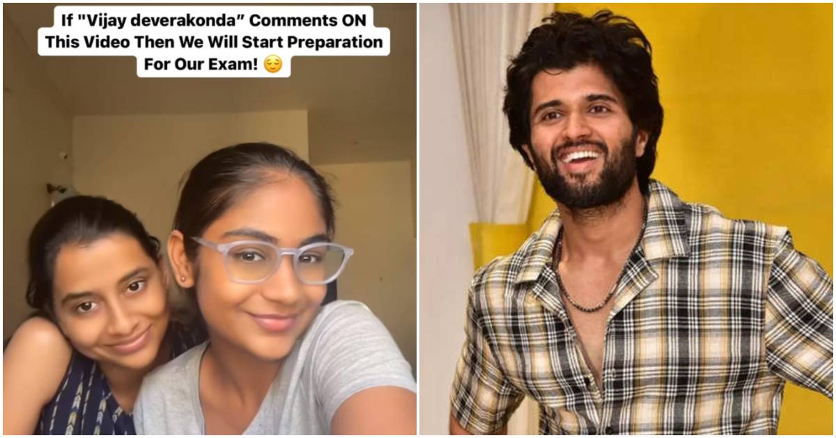 Students exam Vijay Deverakonda influencing social media reaction