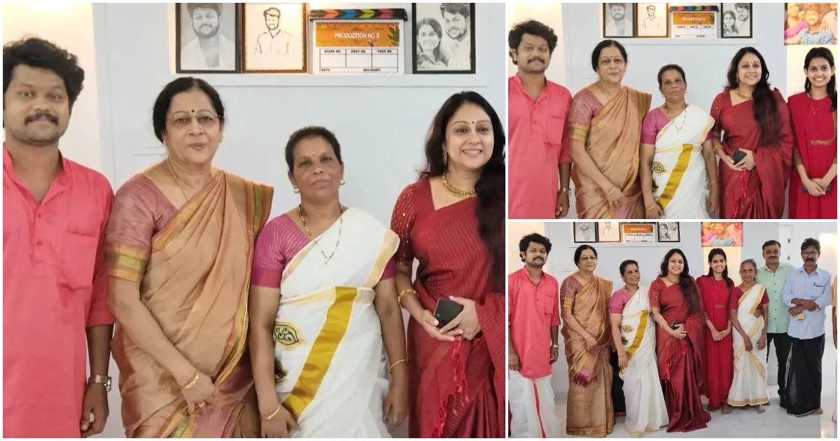 Santhwanam serial actress Chippy visits Achu Sugandh family