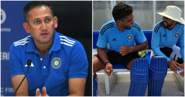 Gambhir and Agarkar press meet about Sanju Samson Gaikwad exclusion