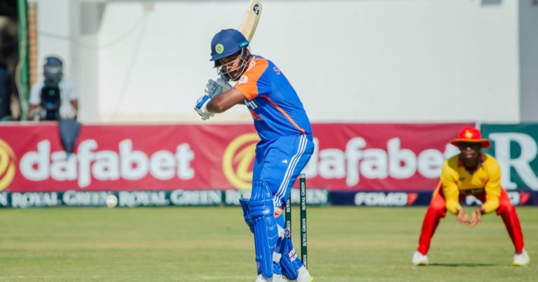 Sanju Samson becomes first Indian wicketkeeper to hit fifty against Zimbabwe in T20Is