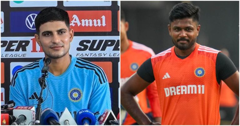 Shubman Gill reacts on Sanju Samson arrival