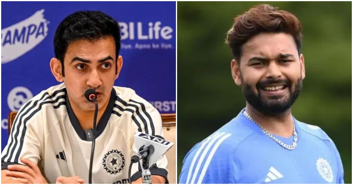 Gautam Gambhir dont want Rishabh Pant in Indian white bowl side