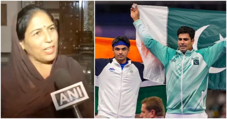 Neeraj Chopra mother congratulates Arshad Nadeem after Olympic final