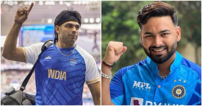 Rishabh Pant backs Neeraj Chopra with cash offer before Javelin final at Paris 2024