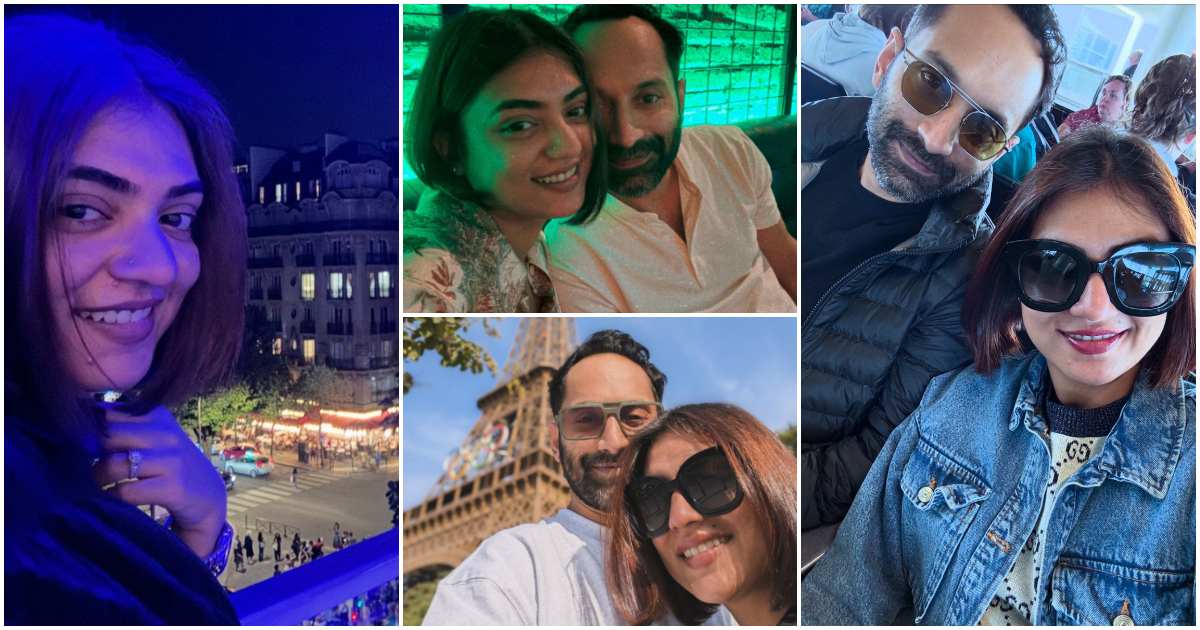 Nazriya Fahadh Faasil wedding anniversary photos