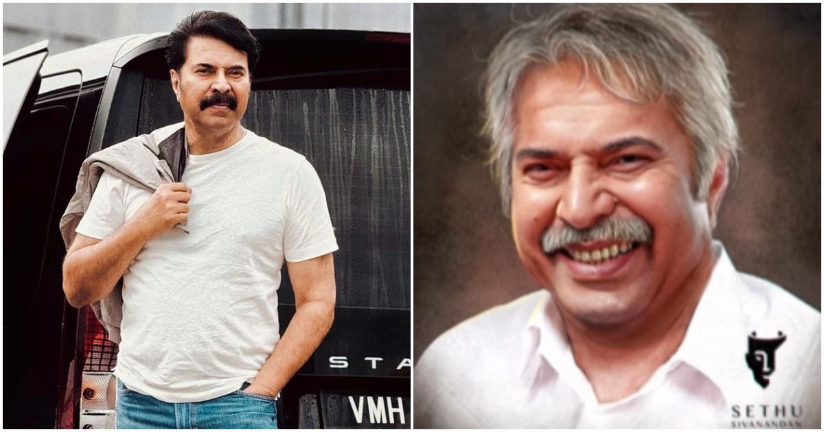 Mammootty as Oommen Chandy photo goes viral