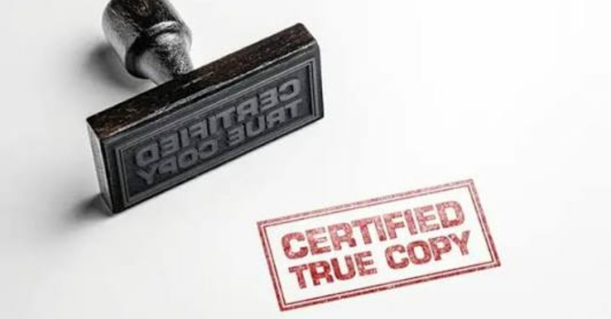 Steps to Get a Certified Copy